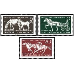 3 عدد تمبر دربی آلمان شرقی 1958- جمهوری دموکراتیک آلمان 1958 قیمت 3.8 دلار