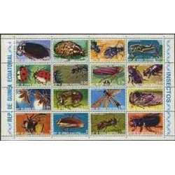 مینی شیت حشرات - گینه استوایی 1978 
