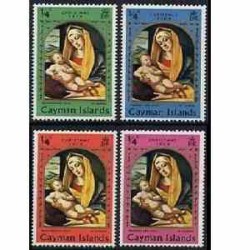 4 عدد تمبر کریستمس - جزایر کایمن 1969 