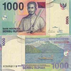 اسکناس 1000 روپیه - اندونزی 2000