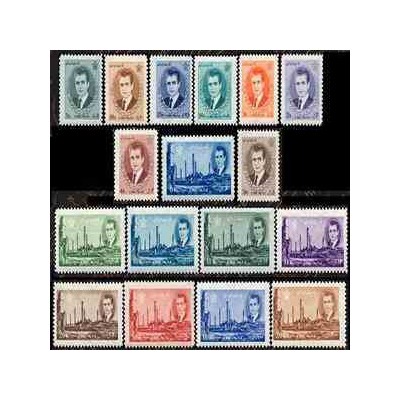 تمبرهای سری 12 پستی پهلوی