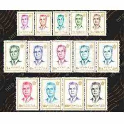 تمبرهای سری 14 پستی پهلوی