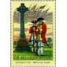 1 عدد  تمبر دویست و پنجاهمین سالگرد نبرد در فونتنوی - بلژیک 1995