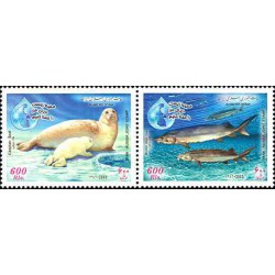 2959 - تمبر مشترک ایران - روسیه 1382