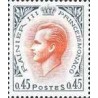 1 عدد  تمبر سری پستی - شاهزاده رینیر سوم - 0.45Fr - موناکو 1969