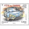 1 عدد  تمبر روز تمبر - اتومبیل های مسابقه ای - فرانسه 2018