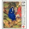 1 عدد  تمبر صلیب سرخ - فرانسه 1987