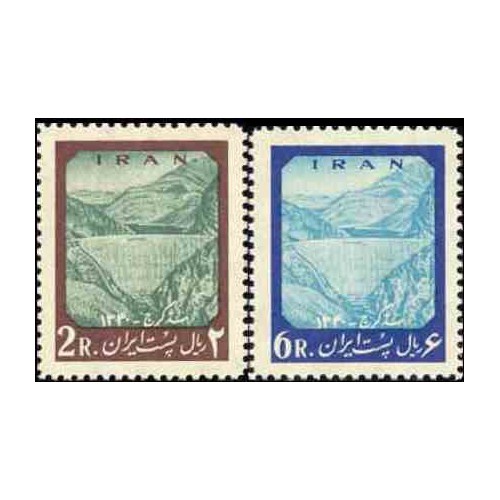 1149 - تمبر افتتاح سد امیرکبیر (کرج) 1341 تک