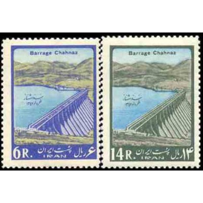 1198 - تمبر افتتاح سد همدان 1342 تک
