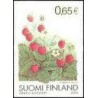 1 عدد  تمبر توت فرنگی وحشی - تمبر خود چسب - فنلاند 2004