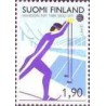 1 عدد  تمبر مسابقات جهانی اسکی - فنلاند 1989