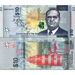 اسکناس 10 دلار - باهاماس 2022 سفارشی