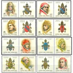 8 عدد  تمبر پاپ های سال های مقدس 1300-1525 - واتیکان 1998 قیمت 9 دلار