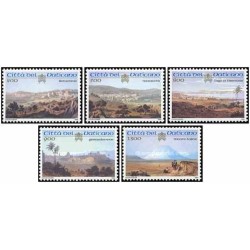 5 عدد تمبر اماکن مقدس در فلسطین - واتیکان 1999