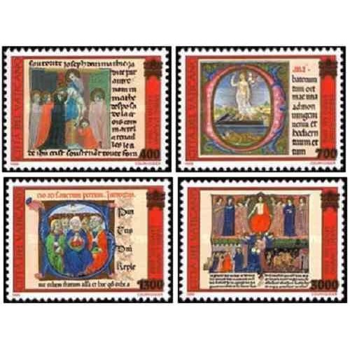 4 عدد تمبر سال مقدس 2000 - واتیکان 1999 قیمت 5.7 دلار