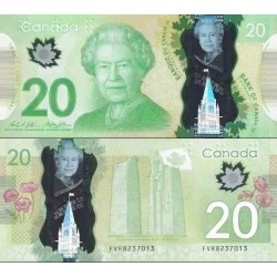 اسکناس پلیمر 20 دلار - کانادا 2012 سفارشی