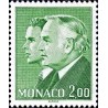 1 عدد تمبر سری پستی - پادشاه رینیر سوم و شاهزاده آلبرت - 2Fr - موناکو 1987