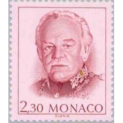 1 عدد تمبر سری پستی - شاهزاده رینیر - 2.3Fr - موناکو 1990