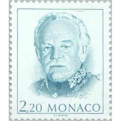 1 عدد تمبر سری پستی - شاهزاده رینیر - 2.2Fr - موناکو 1991