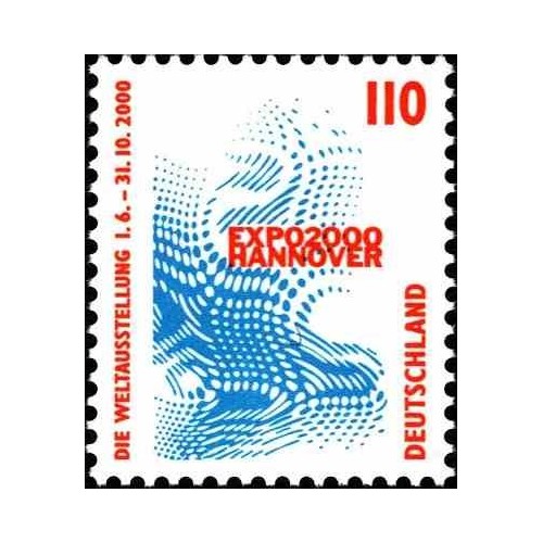 1 عدد تمبر سری پستی -جاهای دیدنی - EXPO 2000 در هانوفر - جمهوری فدرال آلمان 1998 1 عدد تمبر سری پستی -جاهای دیدنی - EXPO 2000 در هانوفر - جمهوری فدرال آلمان 1998