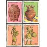 4 عدد تمبر هنر - بورکینافاسو 1985