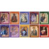 10 عدد تمبر سری پستی - مریم باکره - واتیکان 2002 ارزش اسمی 5.67 یورو