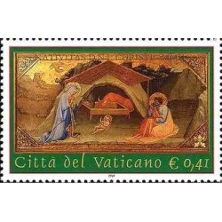 1 عدد تمبر کریسمس - واتیکان 2002 قیمت 2.2 دلار