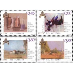 4 عدد تمبر نقاشی های مدرن - واتیکان 2004  ارزش اسمی 2.7 یورو