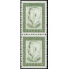 2 عدد  تمبر سری پستی - هفتادمین سالگرد تولد گوستاو ششم آدولف - جفت بوکلتی - 10+10- سوئد 1952