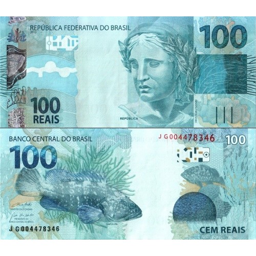 اسکناس 100 ریاس - برزیل 2010 سفارشی اسکناس 100 ریاس - برزیل 2010 سفارشی