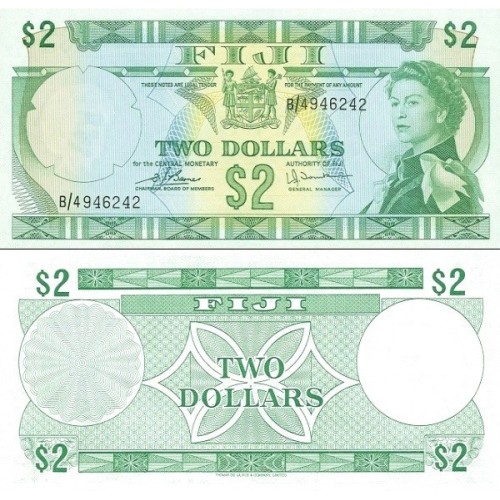 اسکناس 2 دلار - 72b - فیجی 1974 سفارشی اسکناس 2 دلار - 72b - فیجی 1974 سفارشی