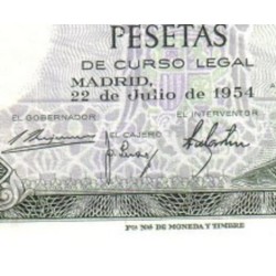 اسکناس 5 پزوتا - اسپانیا 1954 سفارشی
