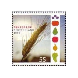 1 عدد  تمبر شکرگزاری - جمهوری فدرال آلمان 2010