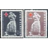 2 عدد تمبر خیریه - مالیات پستی - هفته صلیب سرخ - یوگوسلاوی 1960