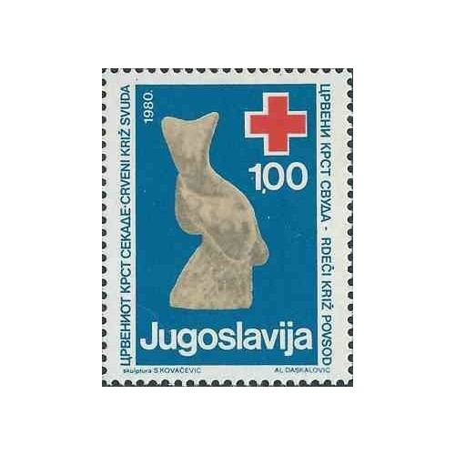 2 عدد تمبر خیریه - مالیات پستی - هفته صلیب سرخ - یوگوسلاوی 1980 2 عدد تمبر خیریه - مالیات پستی - هفته صلیب سرخ - یوگوسلاوی 1980