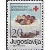 1 عدد تمبر مالیات پستی ، تمبر خیریه ، هفته صلیب سرخ  - 10 دینار - یوگوسلاوی 1987