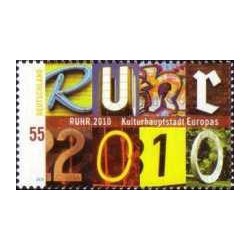 1 عدد  تمبر روهر - پایتخت فرهنگی اروپا 2010 - جمهوری فدرال آلمان 2010