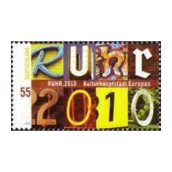 1 عدد  تمبر روهر - پایتخت فرهنگی اروپا 2010 - جمهوری فدرال آلمان 2010