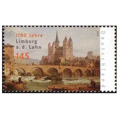 1 عدد  تمبر هنر - نقاشی جورج کلارکسون استانفیلد - جمهوری فدرال آلمان 2010