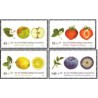 4 عدد  تمبر میوه ها - جمهوری فدرال آلمان 2010 ارزش روی تمبر 4.2 یورو