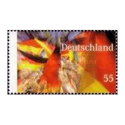 1 عدد  تمبر شصتمین سالگرد "BRD" - جمهوری فدرال آلمان 2009