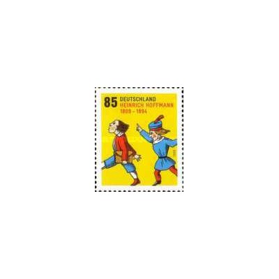 1 عدد  تمبر دویستمین سالگرد تولد هاینریش هافمن - جمهوری فدرال آلمان 2009