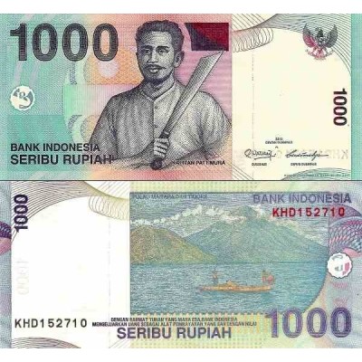 اسکناس 1000 روپیه - اندونزی 2013