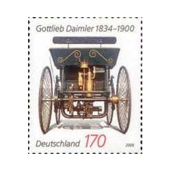 1 عدد  تمبر صد و هفتاد و پنجمین سالگرد تولد گوتلیب دایملر - جمهوری فدرال آلمان 2009
