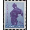 1 عدد تمبرصدمین سالگرد قیام تیموک - یوگوسلاوی 1983