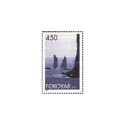1 عدد  تمبر ریسن و کلینگین  - جزایر فارو 1996