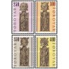 4 عدد  تمبر میله های کرکجوبور - جزایر فارو 1984