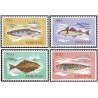 4 عدد  تمبر صنعت ماهیگیری - جزایر فارو 1983