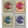 4 عدد تمبر بیست و پنجمین سالگرد مقاومت در برابر اشغالگری - یوگوسلاوی 1966