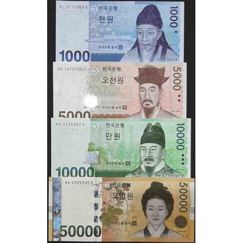 ست اسکناسهای کره جنوبی -  سفارشی